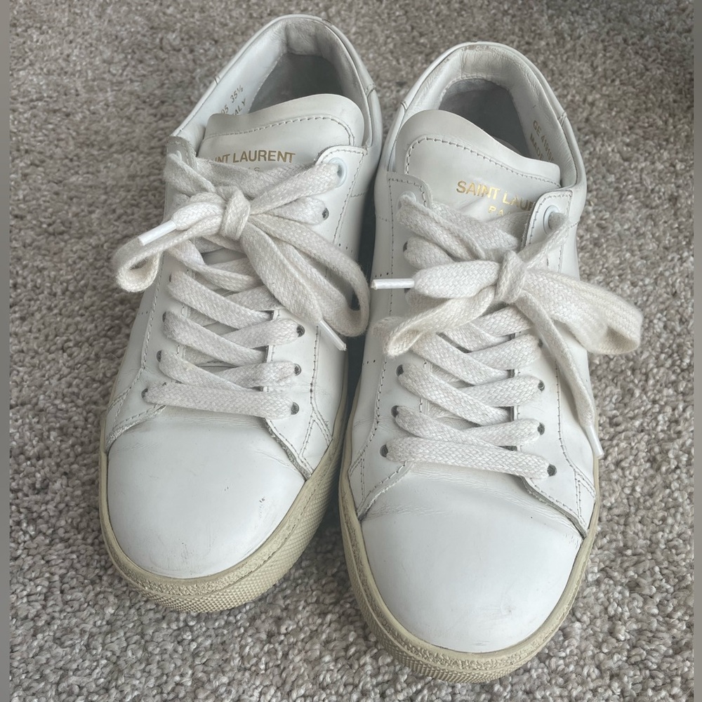 Saint Laurent White Sneakers size 35.5
